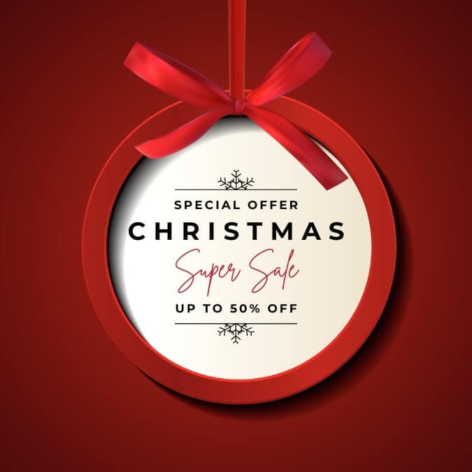 Special offer Christmas super sale, up to 50% off